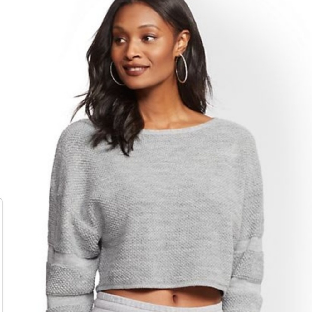 SALE! Scoopneck Crop Sweater - Picture 3 of 15